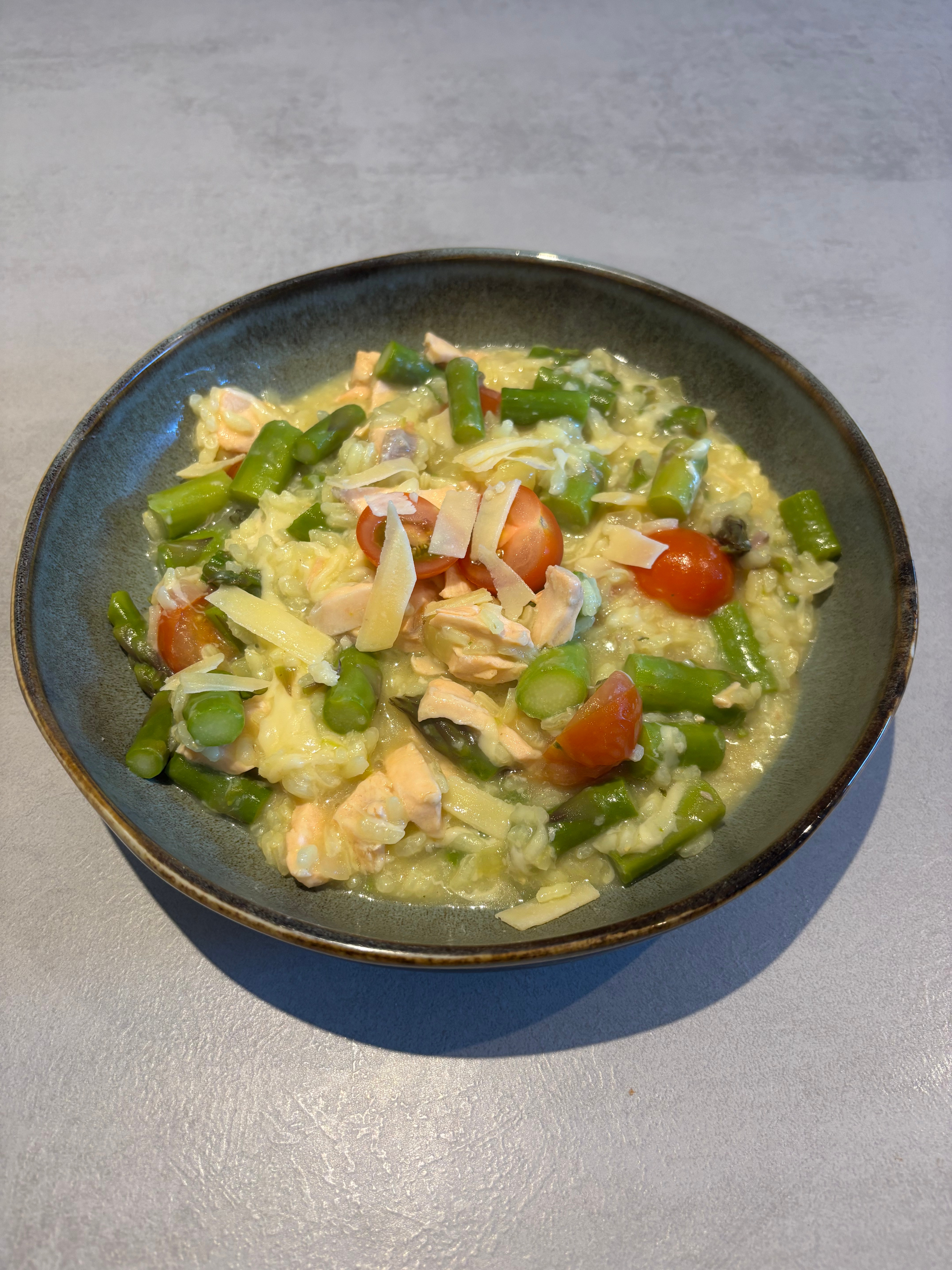 Risotto met zalm
